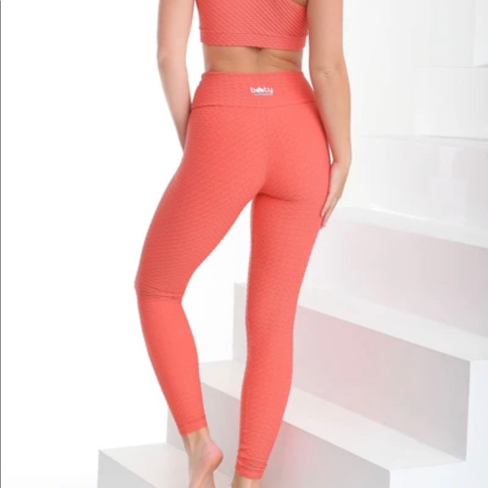 Booty By Brabants Croco Leggings Tangerina (RARE)